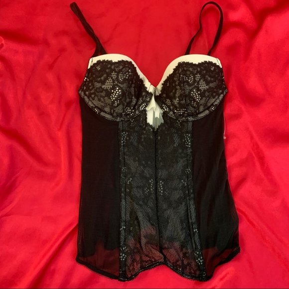 New Dream Angels Floral Lace Rings Bustier Corset - Picture 16 of 16